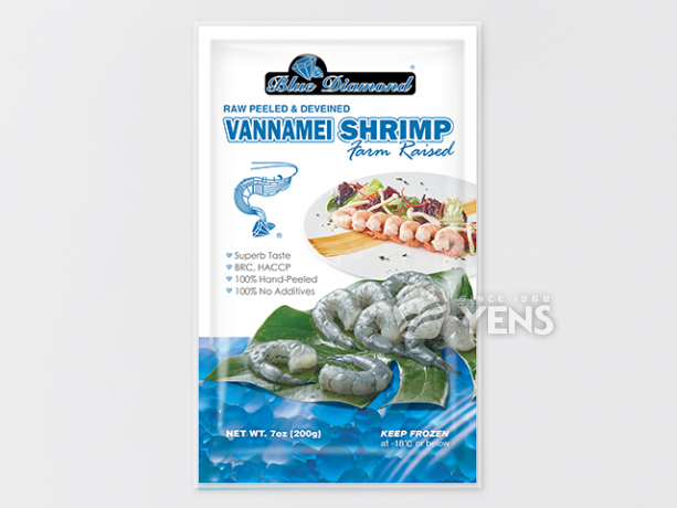 藍鑽蝦仁<P>Blue Diamond Shrimp, Peeled & Deveined