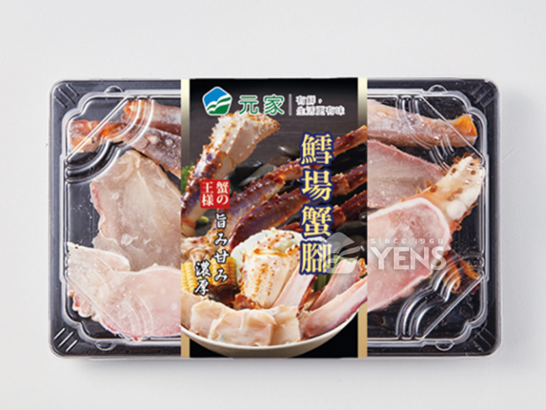 Raw Red King Crab Leg Portions