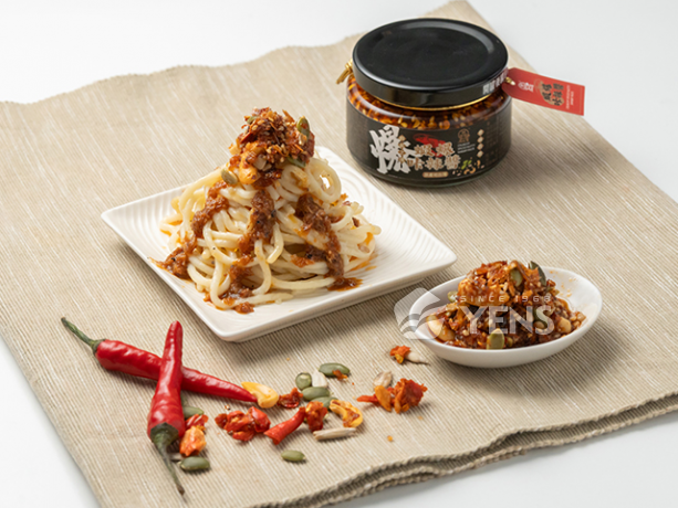 品元堂 蝦爆咔辣醬<P>Crunchy Spiced Nutty Shrimp Paste
