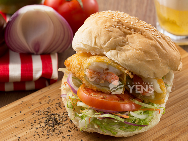 No.1 黃金海鮮捲<P>Breaded Cabbage Surimi Roll