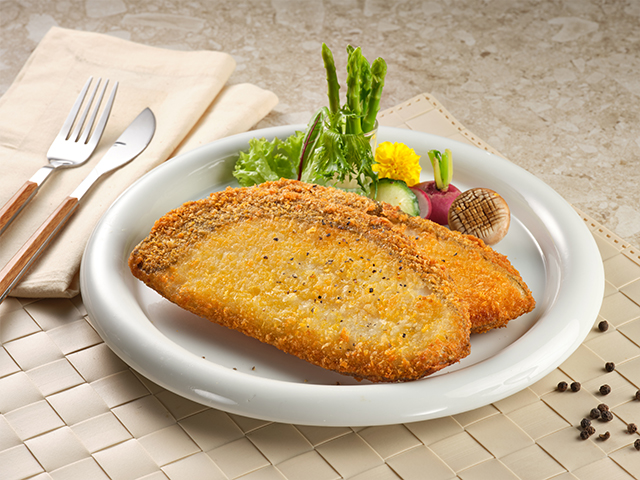 Breaded Greenland Halibut Steak