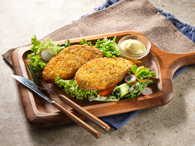 Breaded Greenland Halibut Steak