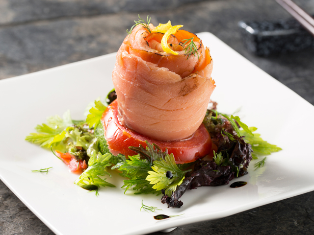 燻鮭片<P>Smoked Salmon Slices