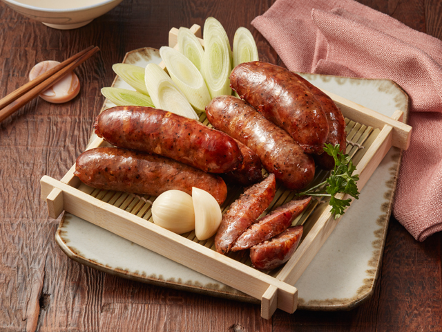 鮭魚香腸<P>Frozen Salmon Sausage