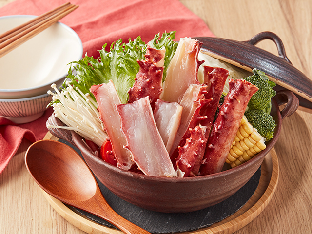 Raw King Crab Leg Portions