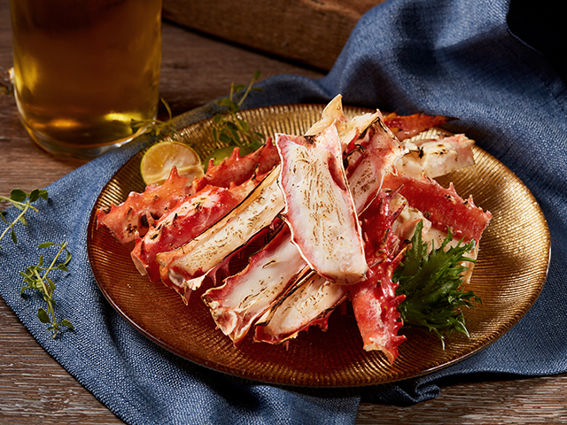 Raw King Crab Leg Portions