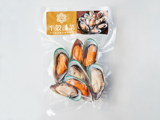 紐西蘭半殻淡菜<P>New Zealand Half Shell Mussel