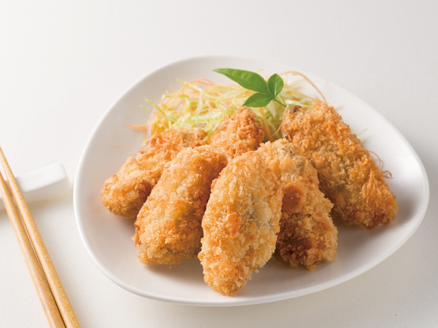 日本炸牡蠣<P>Breaded Hiroshima Oyster