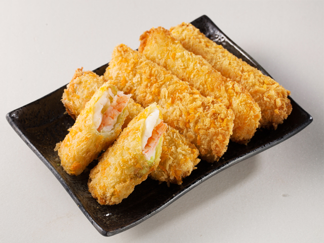 No.1 黃金海鮮捲<P>Breaded Cabbage Surimi Roll