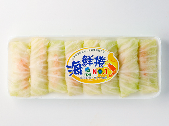翡翠海鮮捲<P>Cabbage Surimi Roll