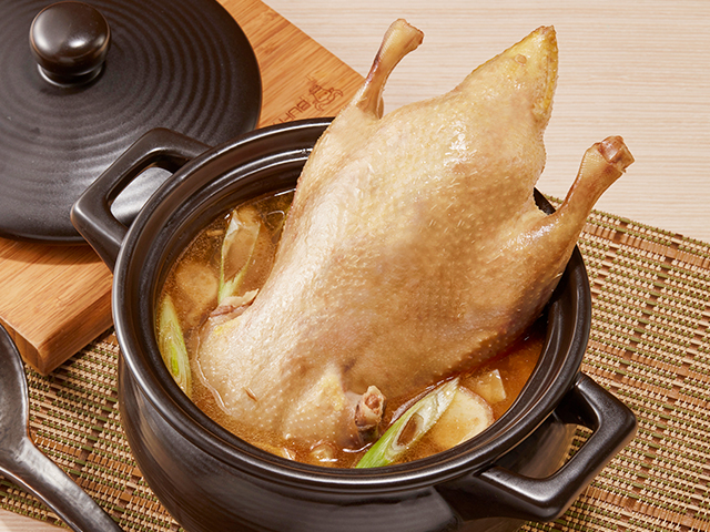 Duck Soup with Sesame oil