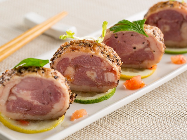 Marinated Duck Roll