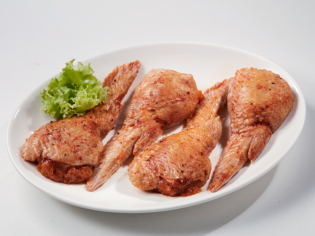 辣味明太子雞翅<P>Spicy Mentaiko Sauce Chicken Wing