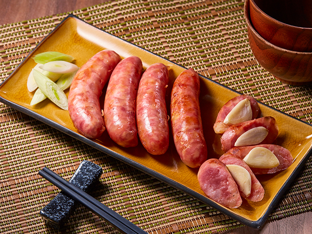 品元堂 蒜味香腸(原味)<P>Garlic-Stuffed Sausage