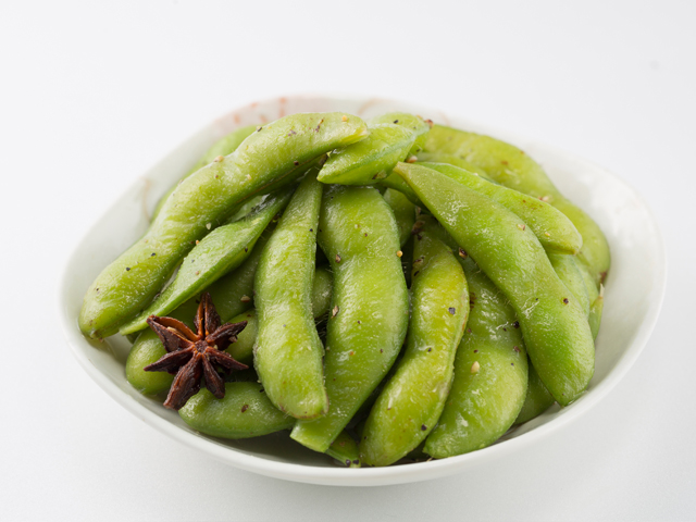 涼拌毛豆夾<P>Flavored Soy Bean (Edamame)