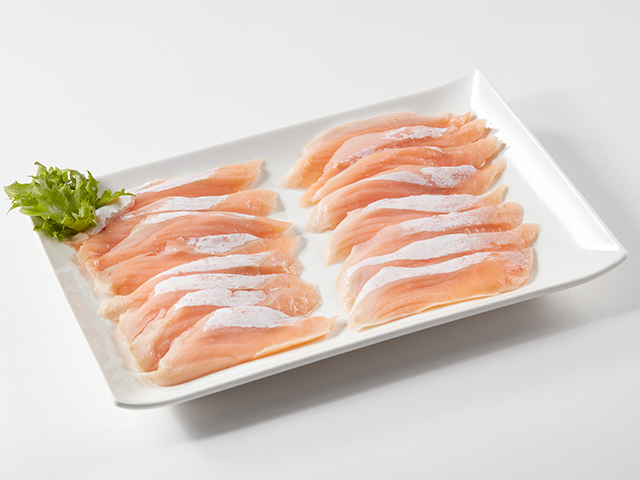 Frozen Salmon Belly Cutting Meat (Skin Off)