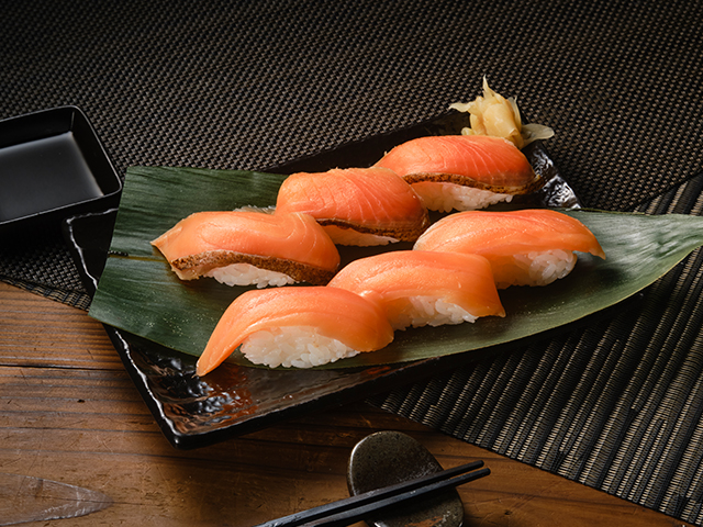 Salmon Trout Sushi Slice (Skin Off)