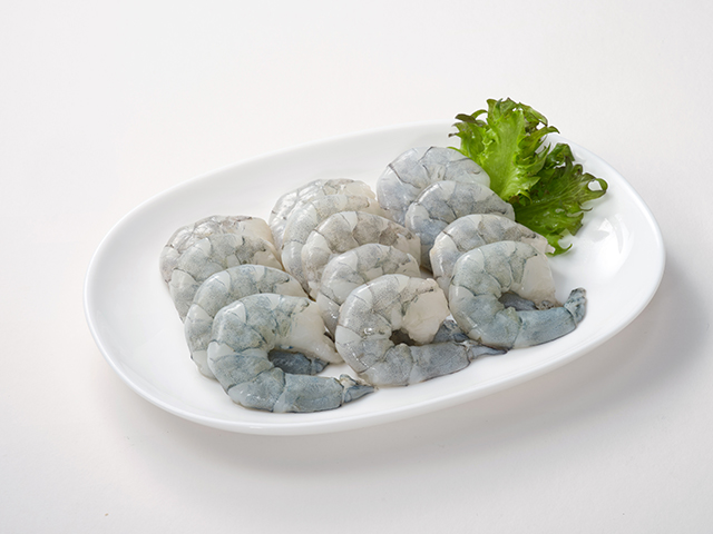 Frozen White Vannamei Shrimp, Peeled Deveined