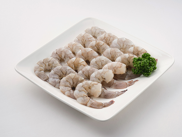 Frozen White Vannamei Shrimp, Peeled Deveined