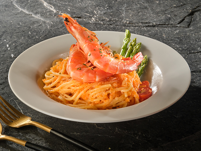 Cooked Blue Diamond Shrimp