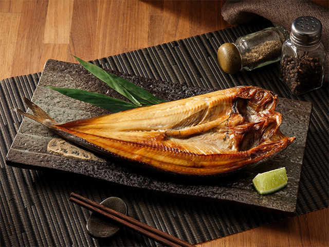 多線魚(花魚)一夜干<P>Okhotsk Atka Mackerel
