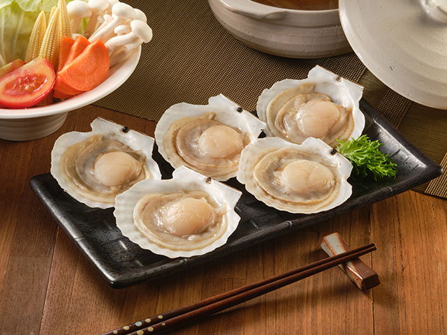 半殼扇貝(無卵)<p>Half-Shell Scallop
