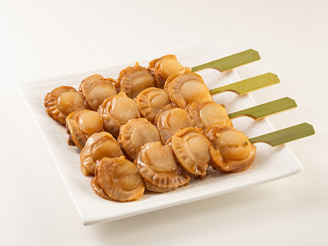 醬燒帆立貝串<p>Scallop Meat Skewers With Teriyaki Sauce