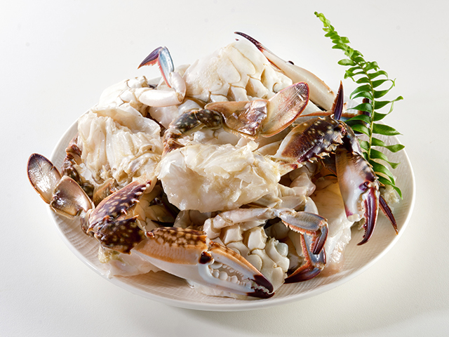 梭子蟹(剖半)<p>Frozen Half-Cut Swimming Crab