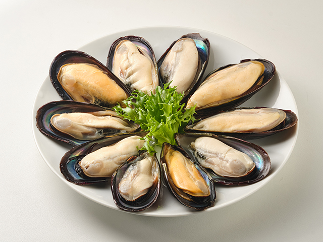 中國 熟半殼淡菜<p>Cooked Frozen Half-Shell Mussel