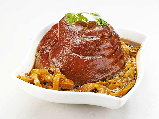 品元堂 紅燒筍絲蹄膀<P>Braised pork knuckles with bomboo sheet