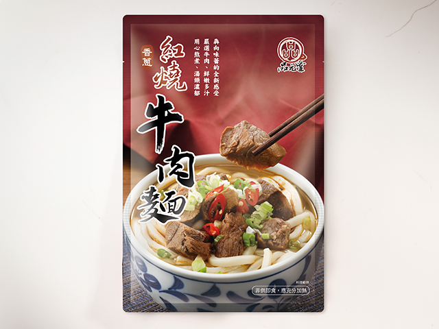 品元堂 紅燒香蔥牛肉麵<P>Taiwanese Braised Beef Noodles With Scallions