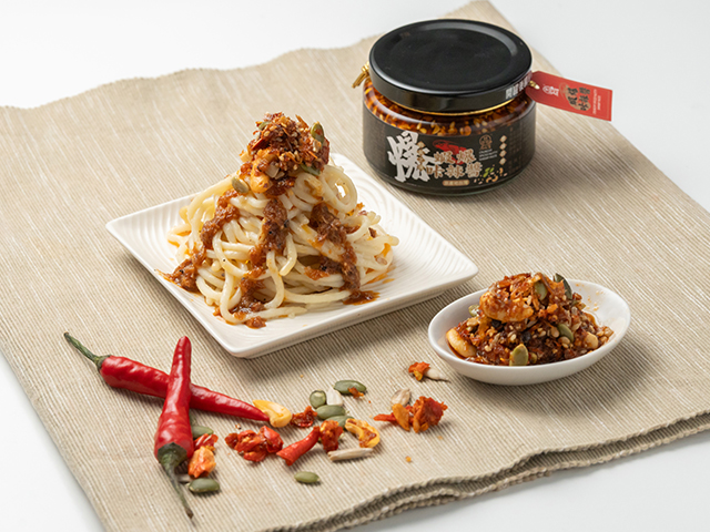 Crunchy Spiced Nutty Shrimp Paste