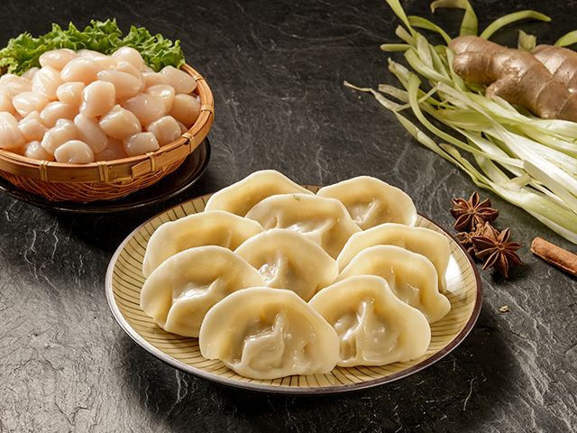 品元堂 干貝韭黃水餃<P>Scallop & Yellow Chive Dumplings