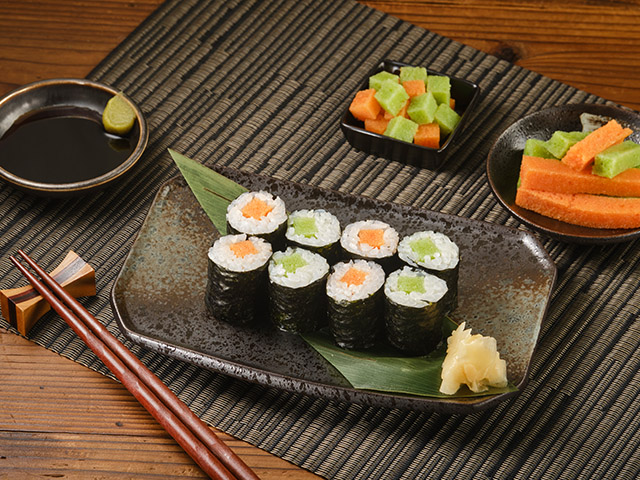 波波魚子條(柚子及芥末)<p>Premium Fish Roe Sticks (Yuzu & Wasabi Marinated)