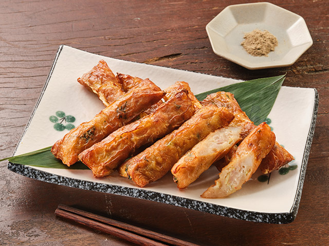 Tofu Skin Shrimp Roll