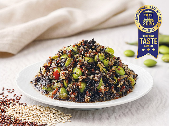 顏師傅 毛豆藜麥洋栖菜<P>Edamame Hijiki Salad with Quinoa