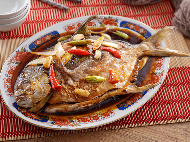 金鯧魚(黃金鯧)<P>Frozen Pompano Fish