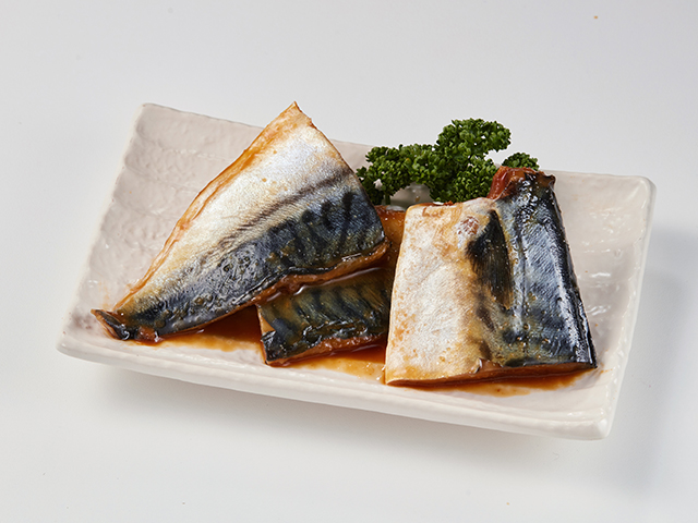 醬燒鯖魚<P>Mackerel with Soy Sauce