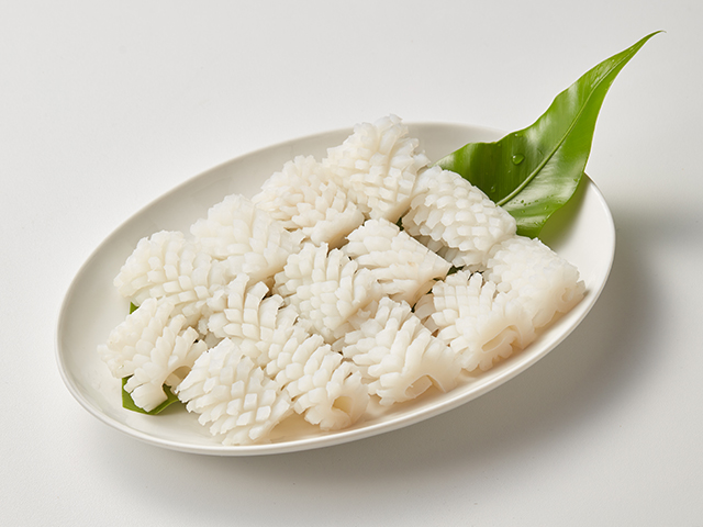 Boiled Crisscross-Cut Squid Slice