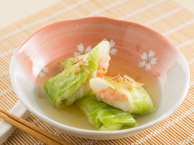 翡翠海鮮捲<P>Cabbage Surimi Roll