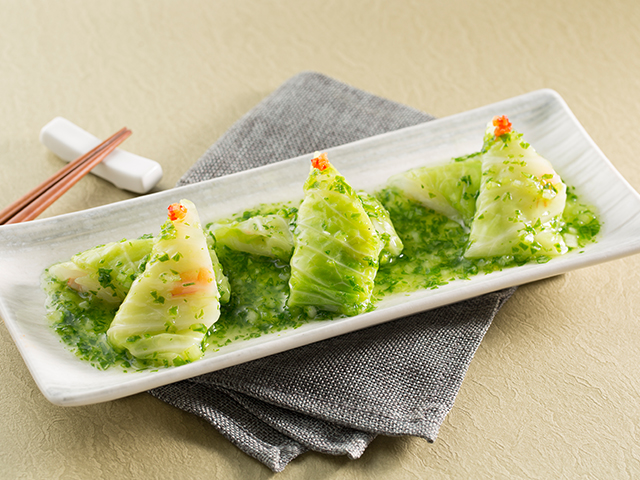 Cabbage Surimi Roll