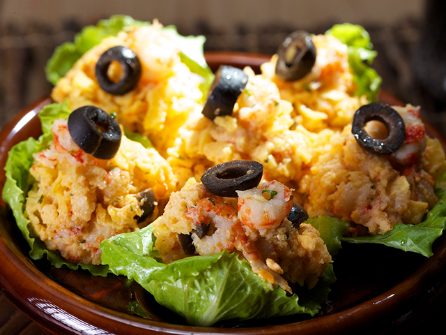 Salade de fromage d'écrevisses à la mexicaine