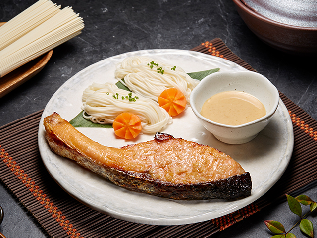 Ripen Atlantic Salmon Steak, Japanese Shio Koji Flavor