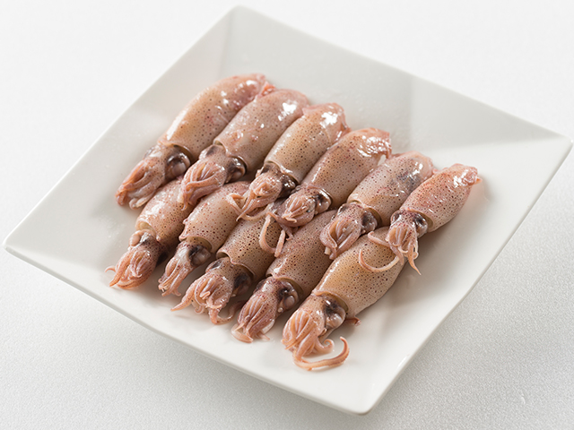 Cooked Loligo Squid