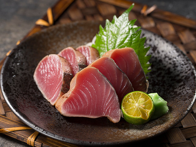 Bonito Tataki (seared bonito fillet)