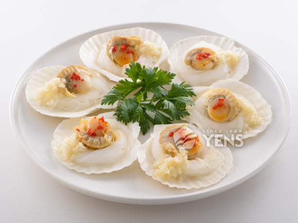 蒜蓉粉絲貝<P>Frozen Seasoned Scallop