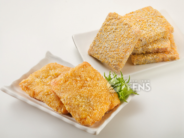 裹粉鮭魚菲力薄片<p>Frozen Breaded Salmon Portion
