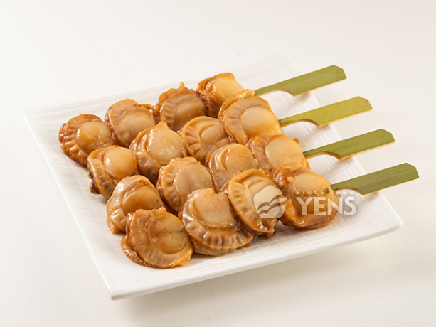 醬燒帆立貝串<p>Scallop Meat Skewers With Teriyaki Sauce