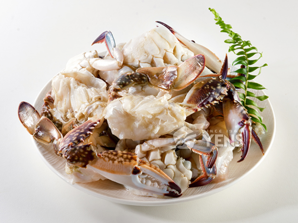 梭子蟹(剖半)<p>Frozen Half-Cut Swimming Crab