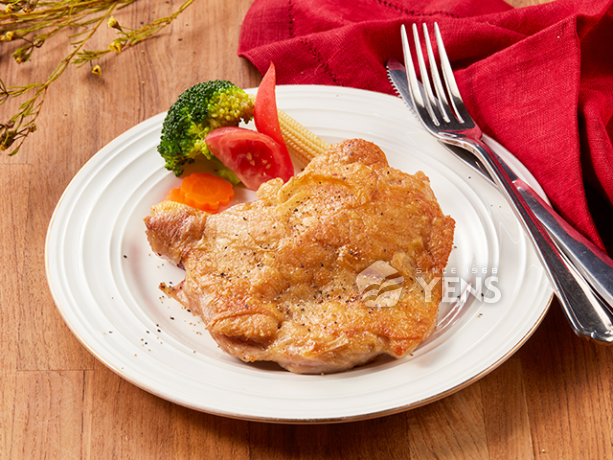 脆皮雞腿排<P>Garlic Flavored Boneless Chicken Leg